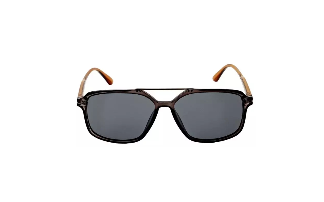 Kacamata eiger warna hitam frame cokelat