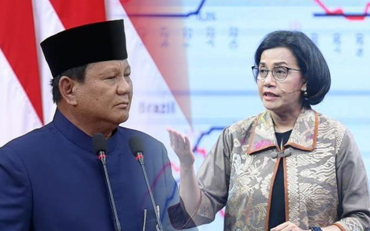 Kolase foto Prabowo dan Sri Mulyani Doc Istimewa