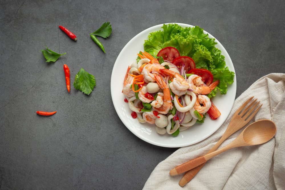 Ilustrasi seafood Freepik Jcomp