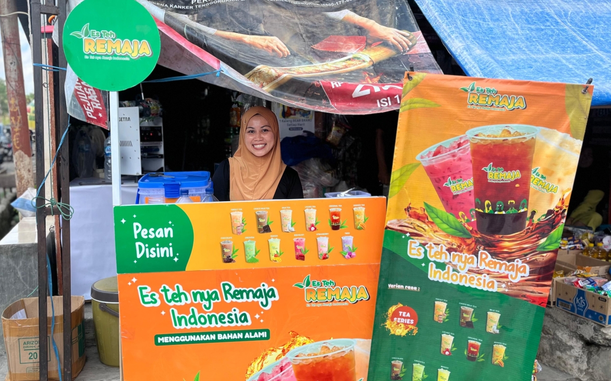 Ilustrasi bisnis es teh doc RRI