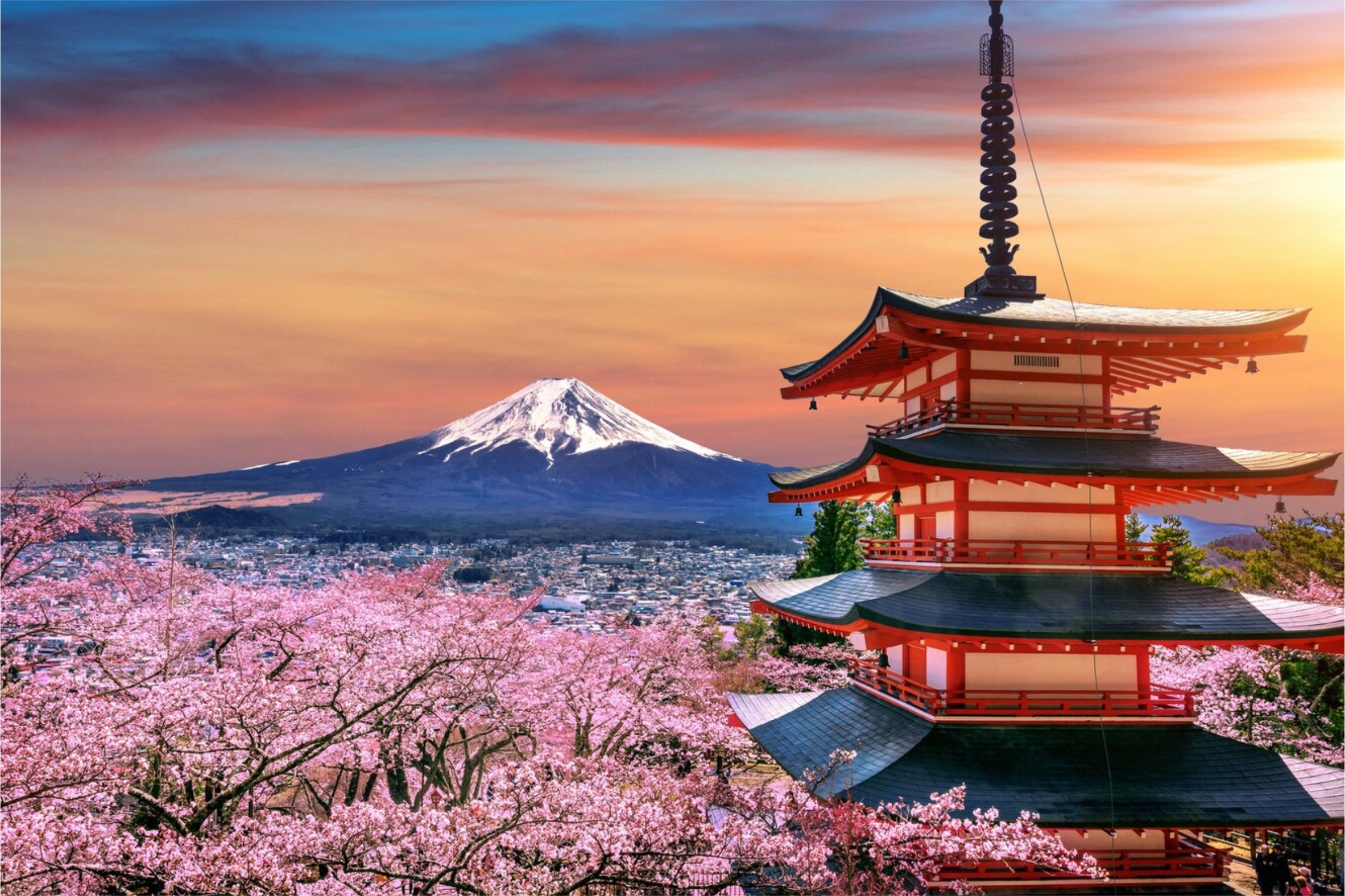 Ilustrasi kota yang wajib dikunjungi di Jepang selain Tokyo Freepik tawatchai07