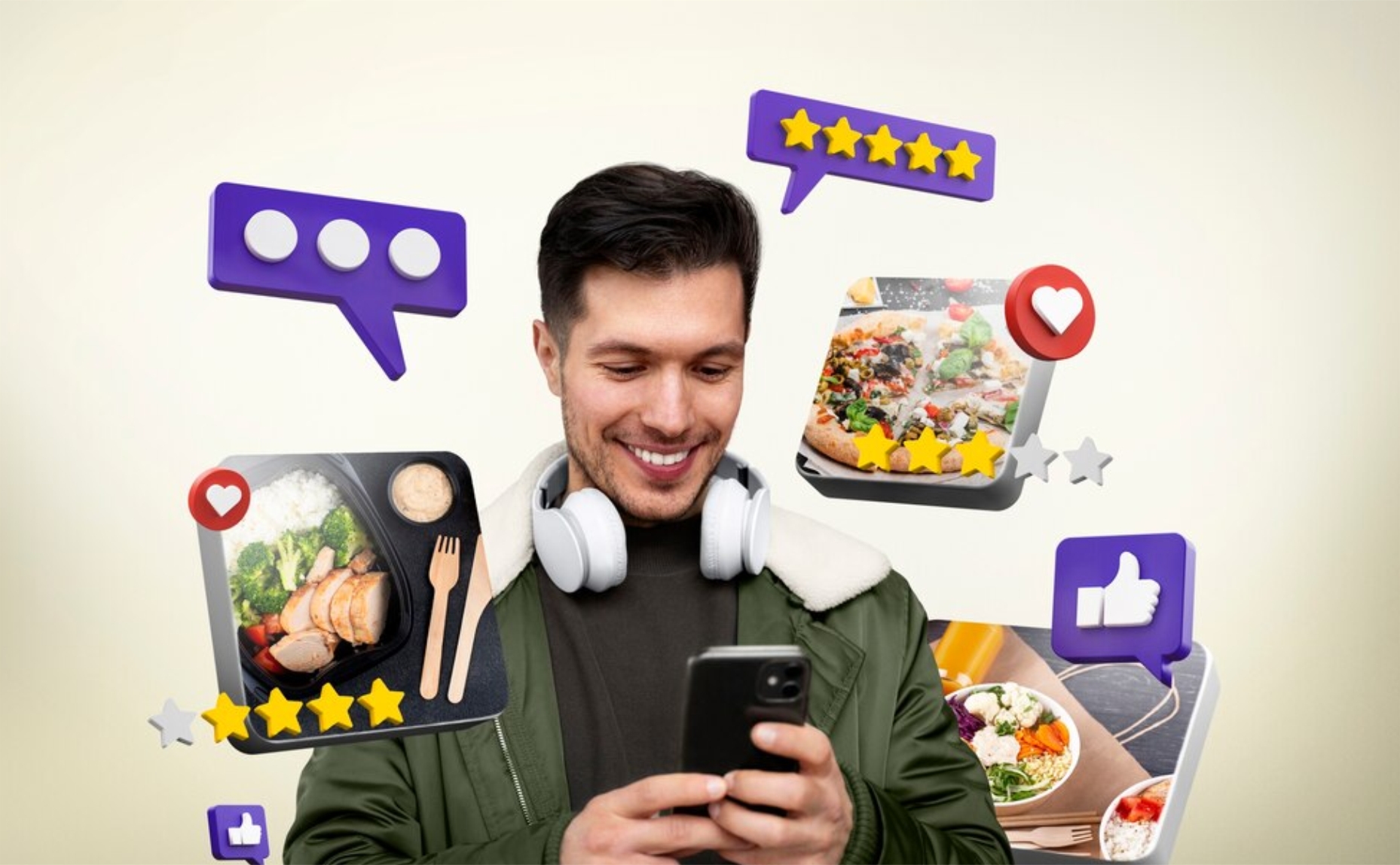 Ilustrasi seseorang yang sedang berjuang menjadi affiliator di shopee Freepik