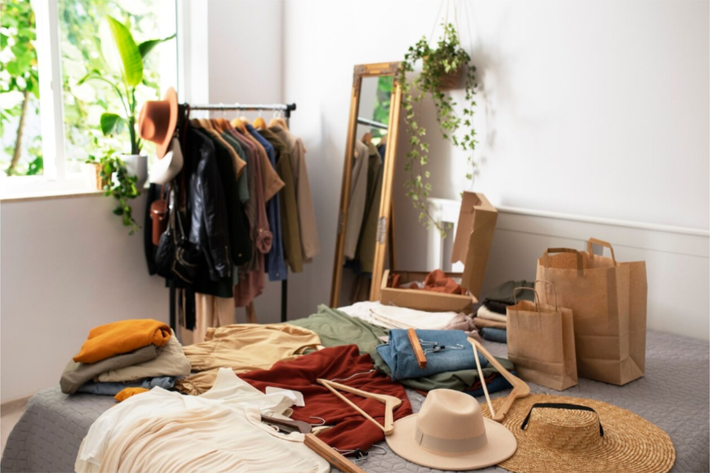 Ilustrasi bisnis thrifting Freepik