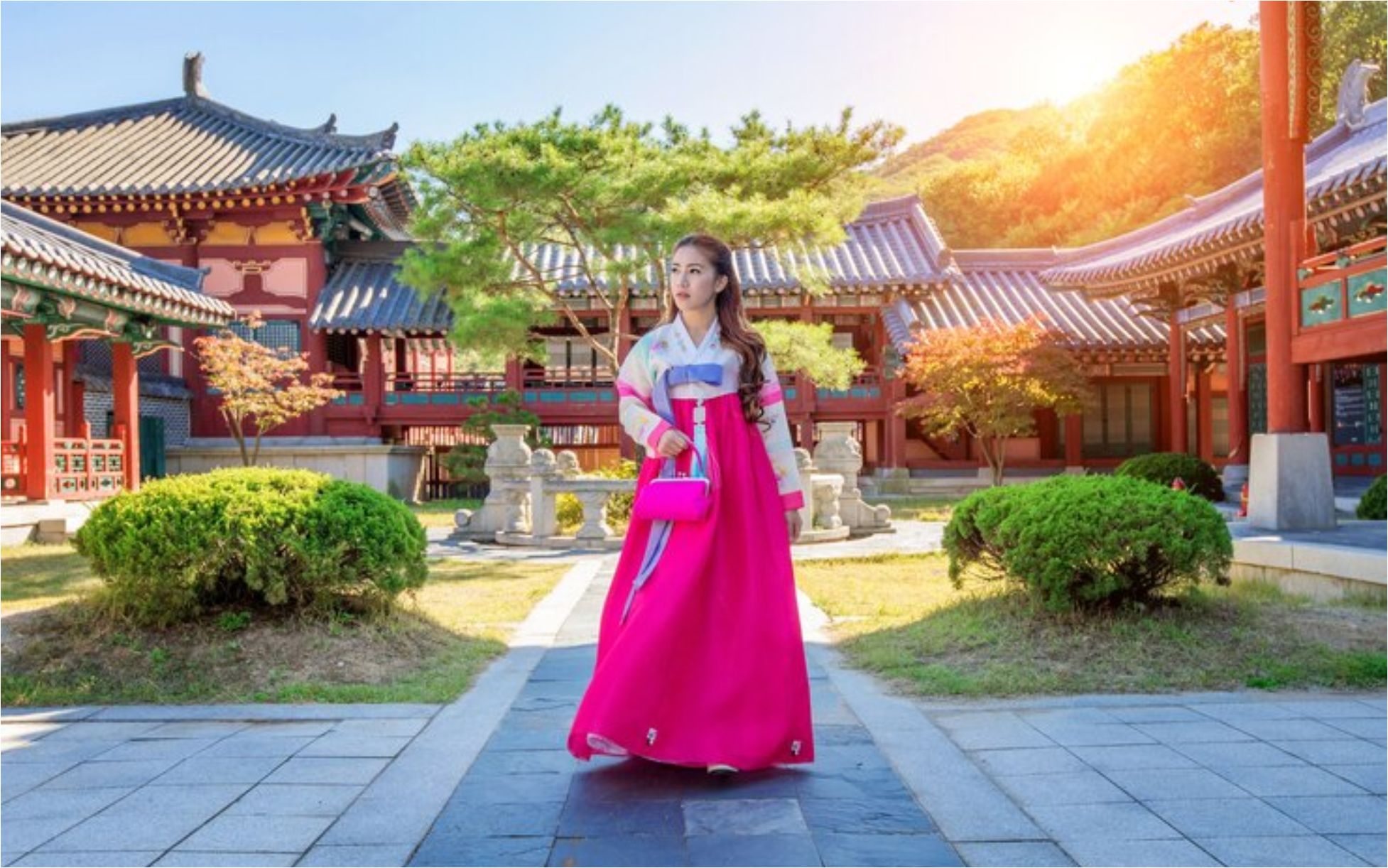 Ilustrasi tempat wisata di Korea Selatan Freepik tawatchai07