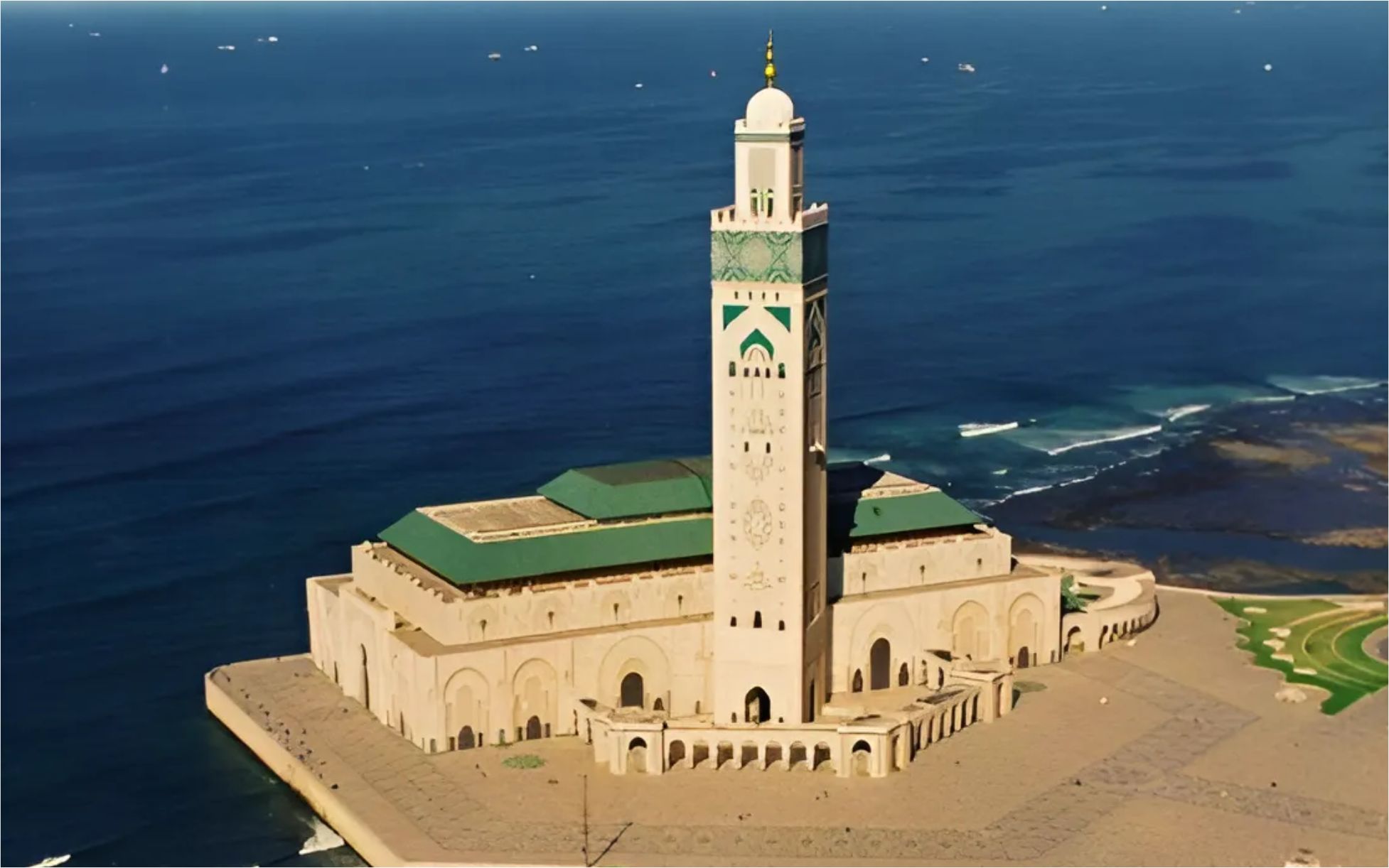Masjid Hassan II di Casablanca di Maroko doc UIN Jakarta